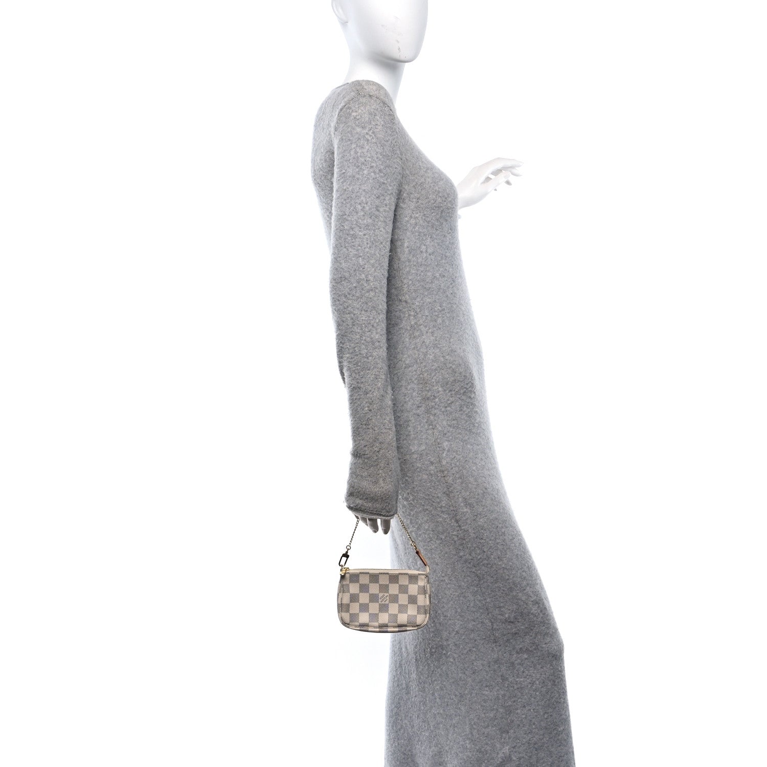 Louis Vuitton Damier Azur Mini Pochette Accessories 2 of 12