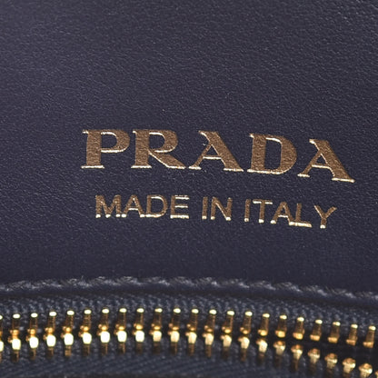 Prada City Calf Colorblock Bibliotheque Shoulder Bag Celeste Baltico 6 of 8