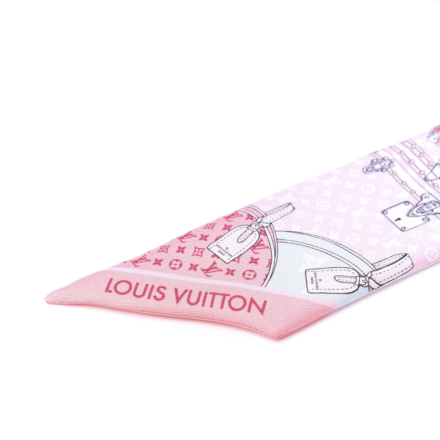 Silk Monogram Let's Go BB Bandeau Pink