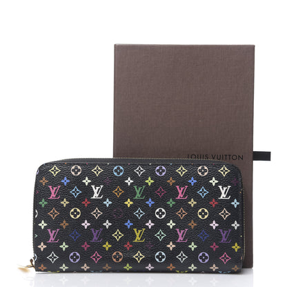Louis Vuitton Monogram Multicolor Zippy Wallet Black Grenade 8 of 8