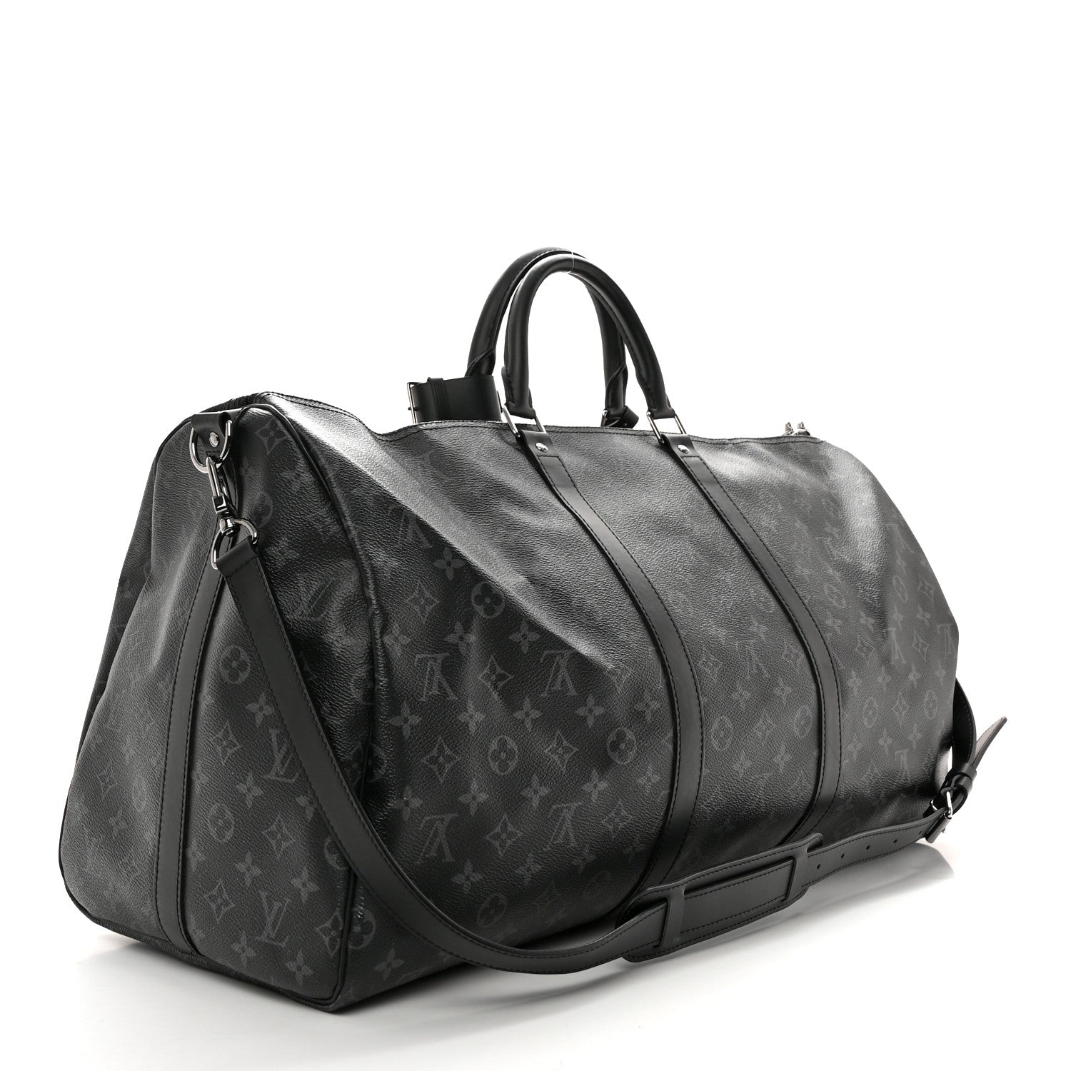 Louis Vuitton Monogram Eclipse Keepall Bandouliere 55 2 of 12