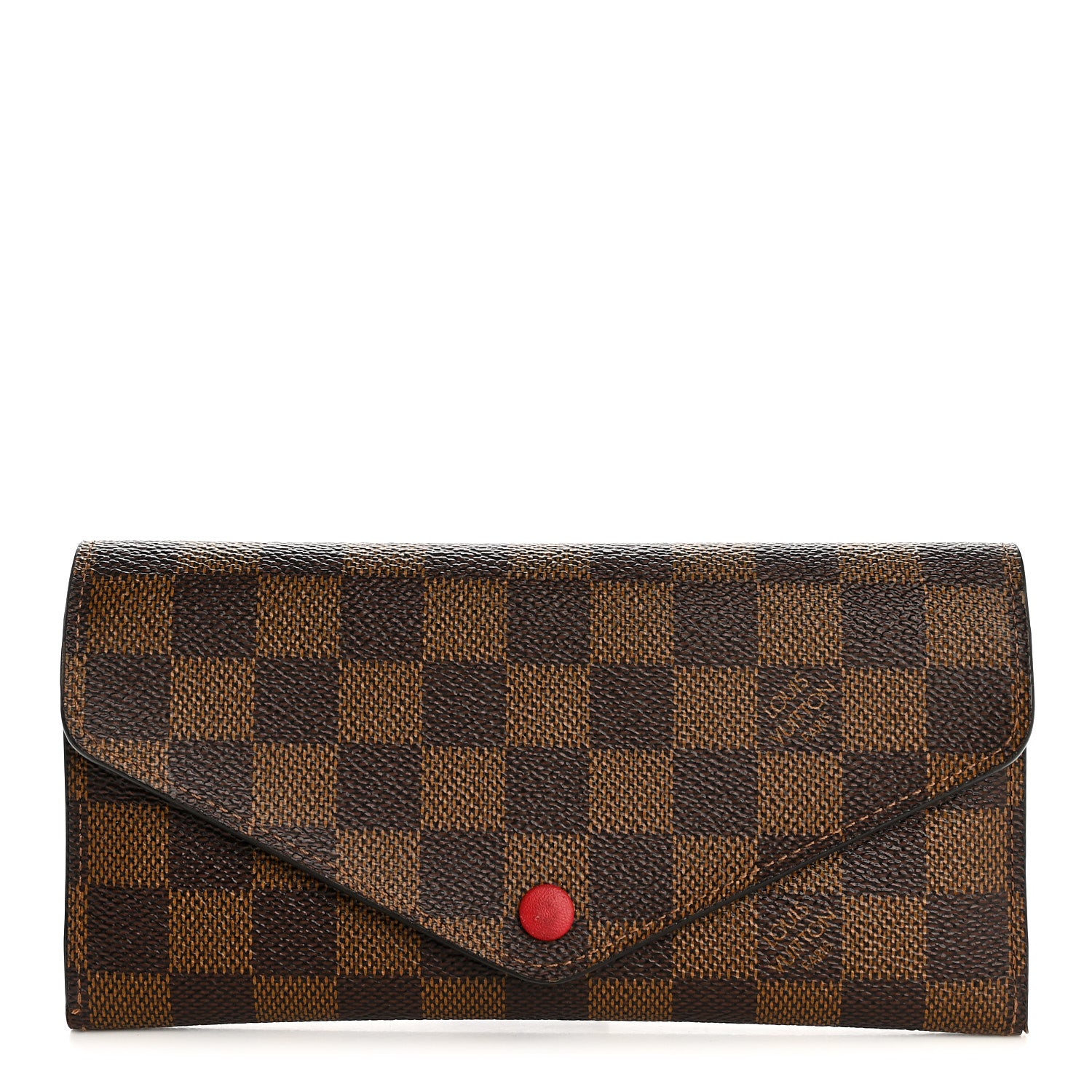 Louis Vuitton Damier Ebene Josephine Wallet Red 1 of 10