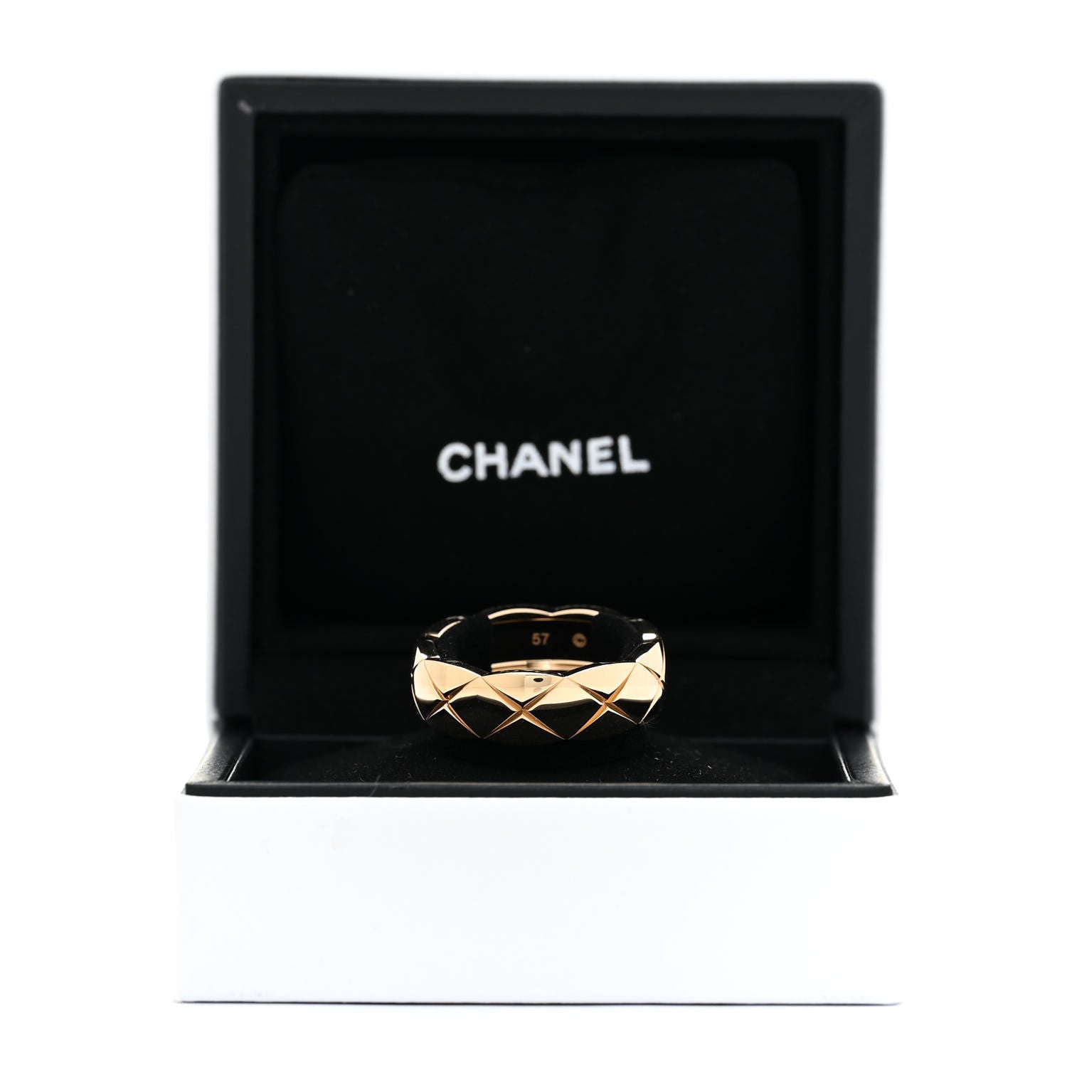 Chanel 18K Yellow Gold Small Coco Crush Ring 57 8 6 of 6