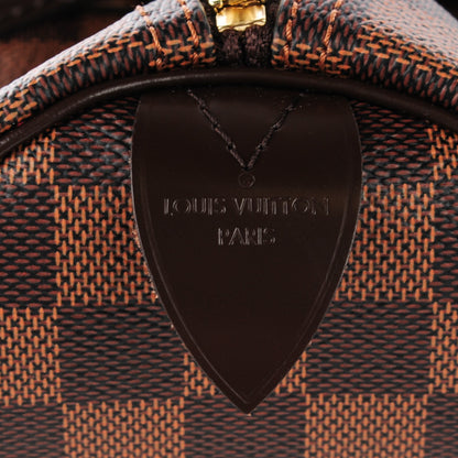 Louis Vuitton Damier Ebene Speedy 35 7 of 9