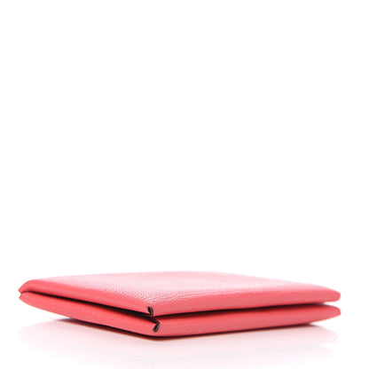 Hermes Chevre Mysore Calvi Card Case Rose Lipstick 3 of 7