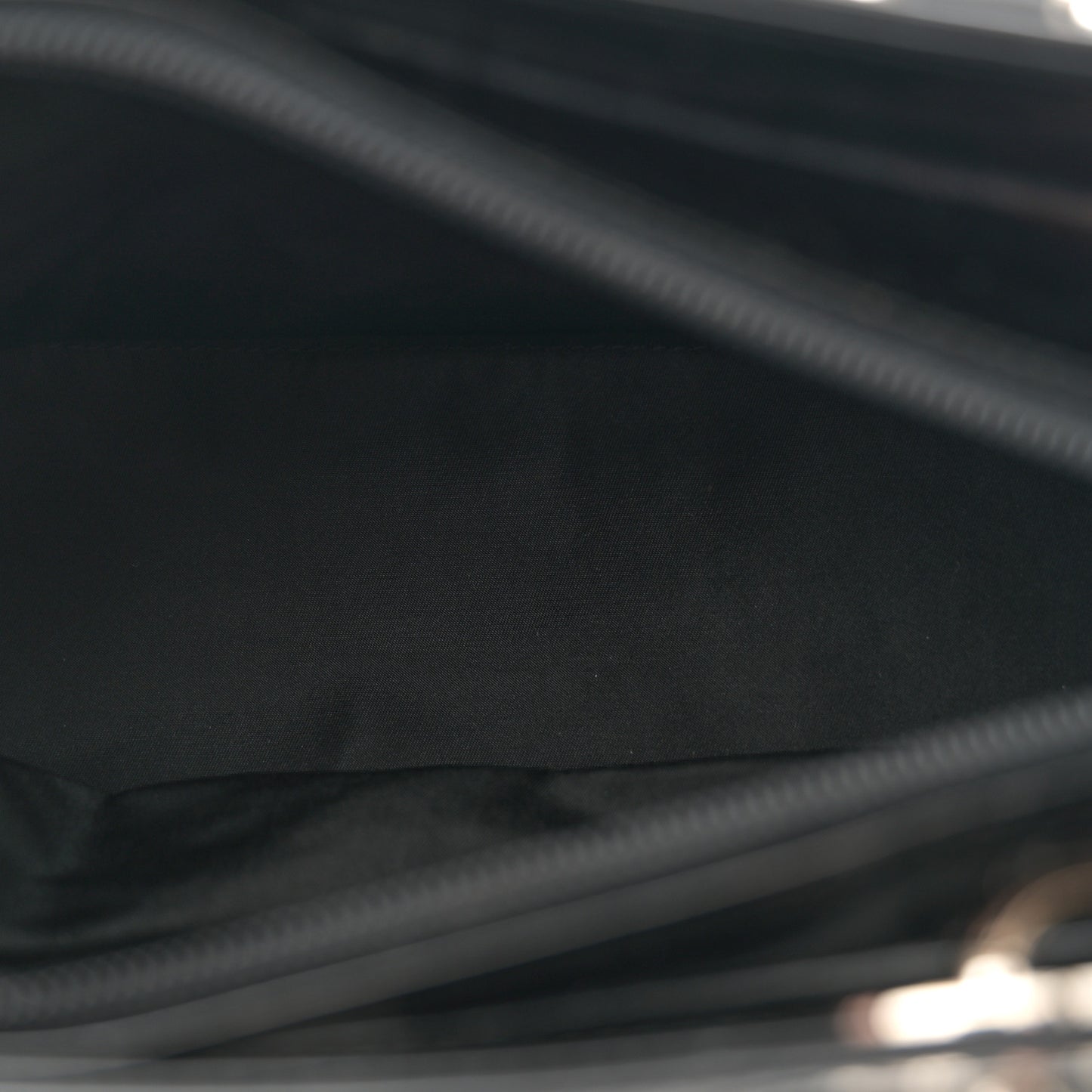 Denim Perforated Patent Trailer Trash Cadillac Tote Black