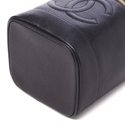 Chanel Caviar Vanity Cosmetic Case Black 5 of 11