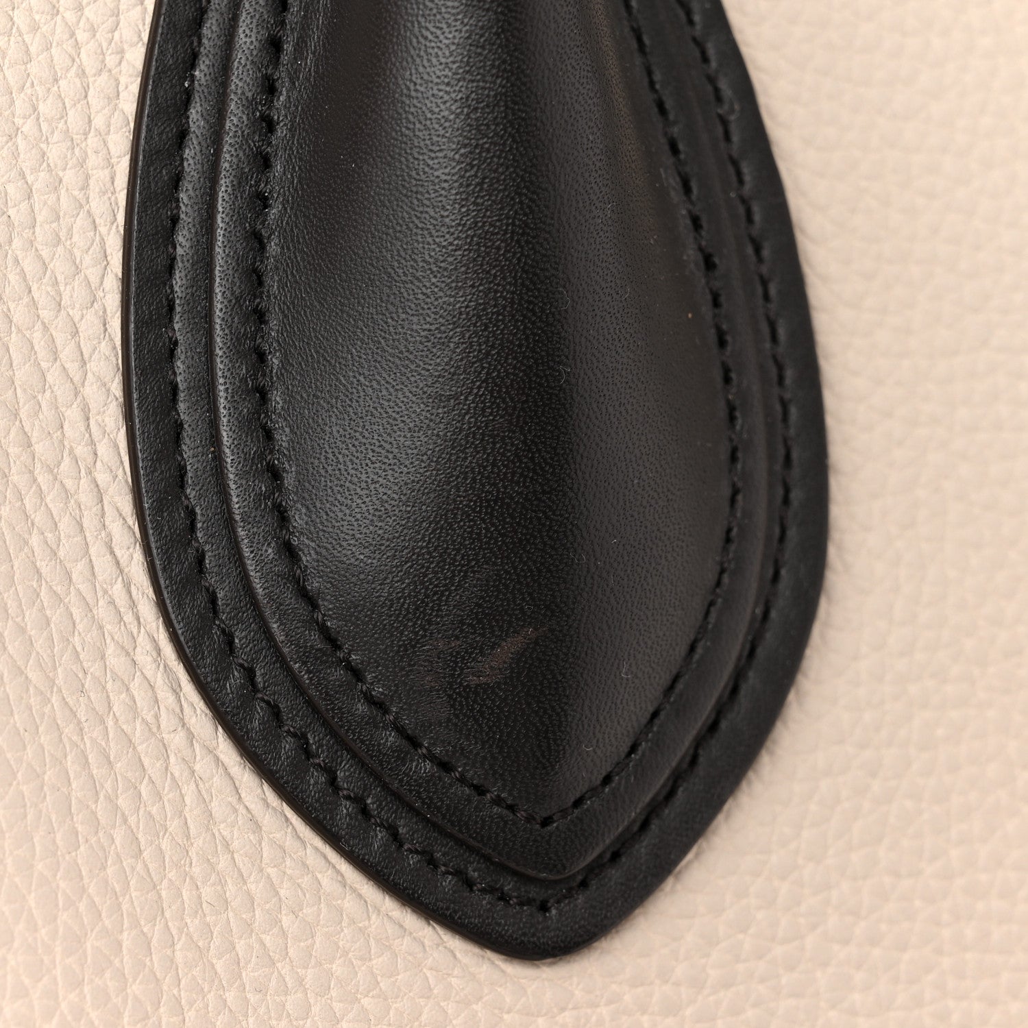 Celine Drummed Calfskin Nubuck Mini Tri-Color Luggage Chalk 12 of 13