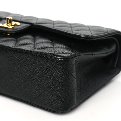 Chanel Caviar Quilted Medium Double Flap Black 10 of 10