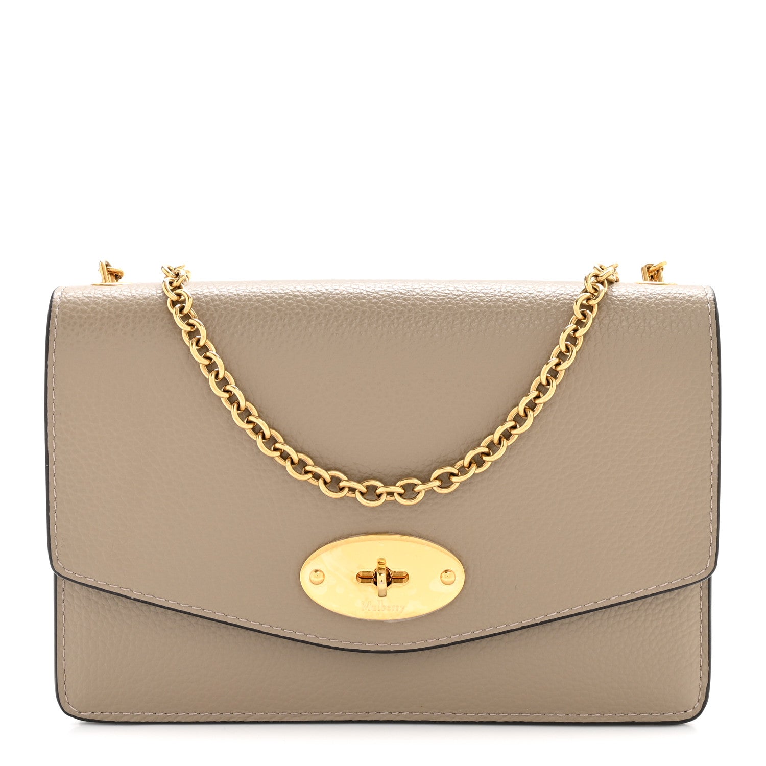 Mulberry Small Classic Grain Calfskin Small Darley Clay 1 of 10