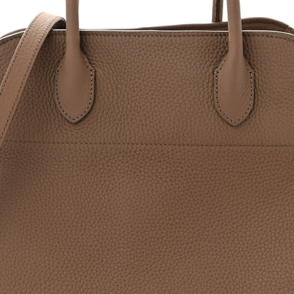 The Row Matte Grained Calfskin Soft Margaux 12 Taupe 7 of 9