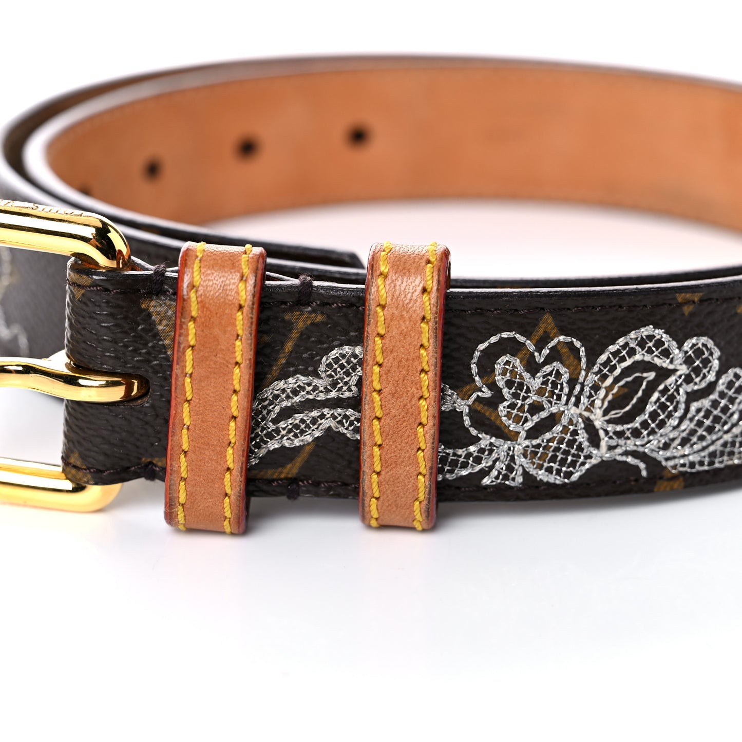 Monogram Dentelle Belt 90 36