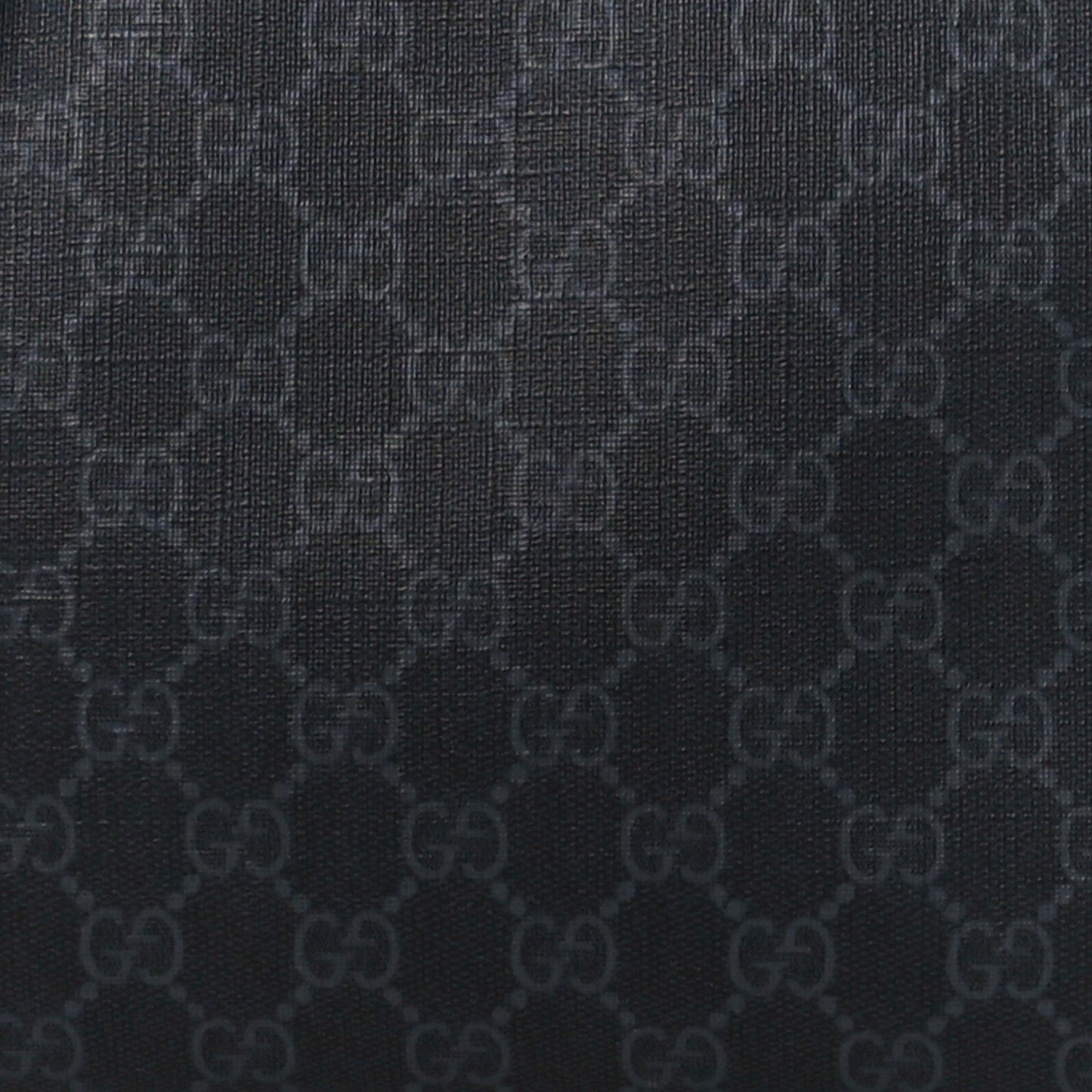 GG Supreme Monogram Appia Calfskin Web Flat Messenger Bag Black Grey