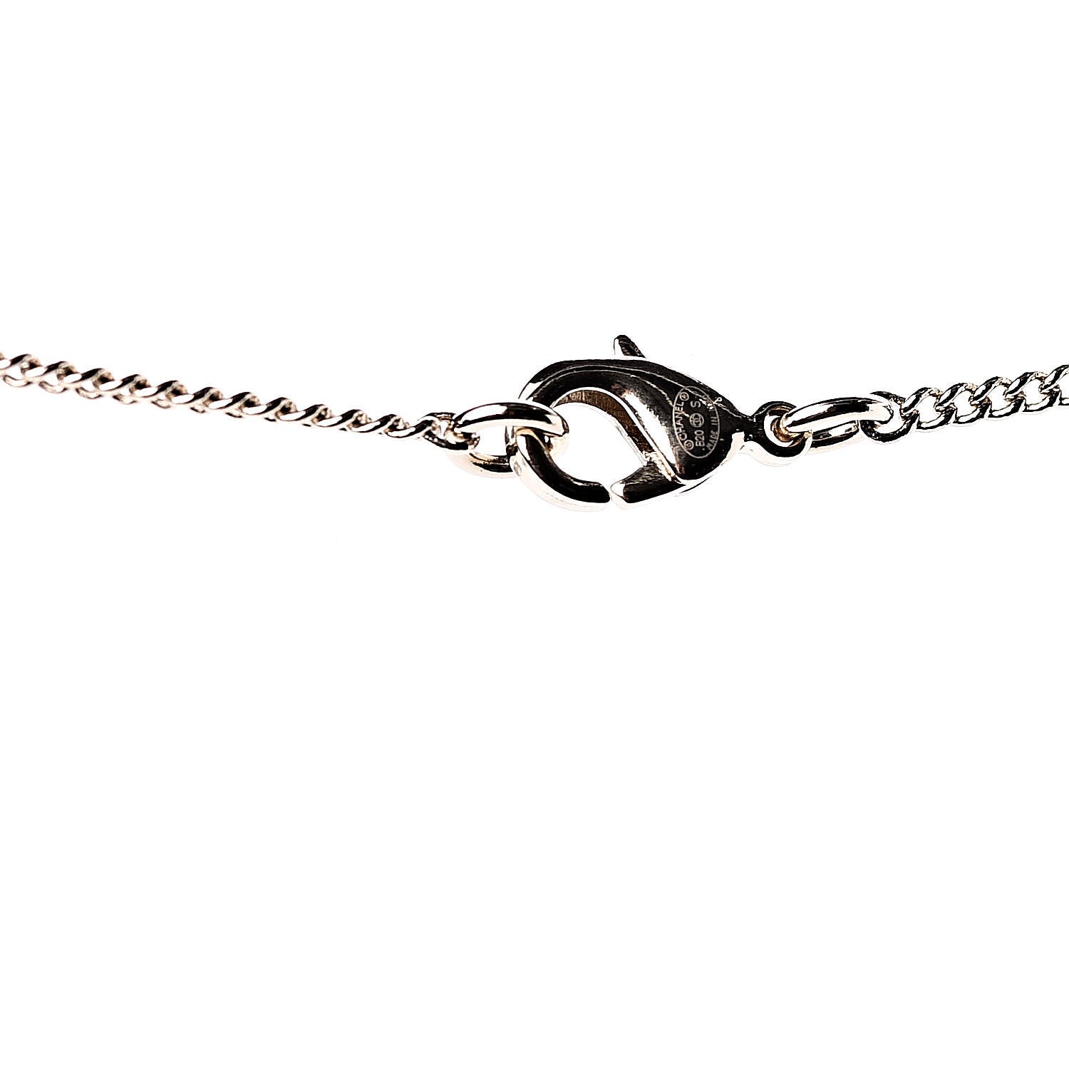 Chanel Crystal CC Medallion Pendant Necklace Gold 5 of 6