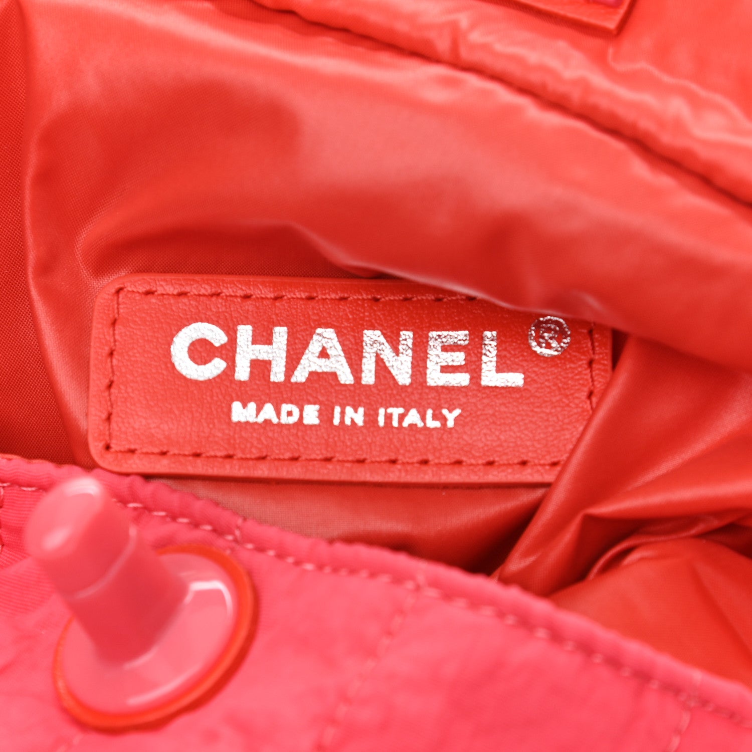 Chanel Nylon Coco Sport Drawstring Backpack Pink 6 of 10