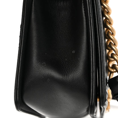 Chanel Lambskin Quilted Medium Boy Flap Black 19 of 19