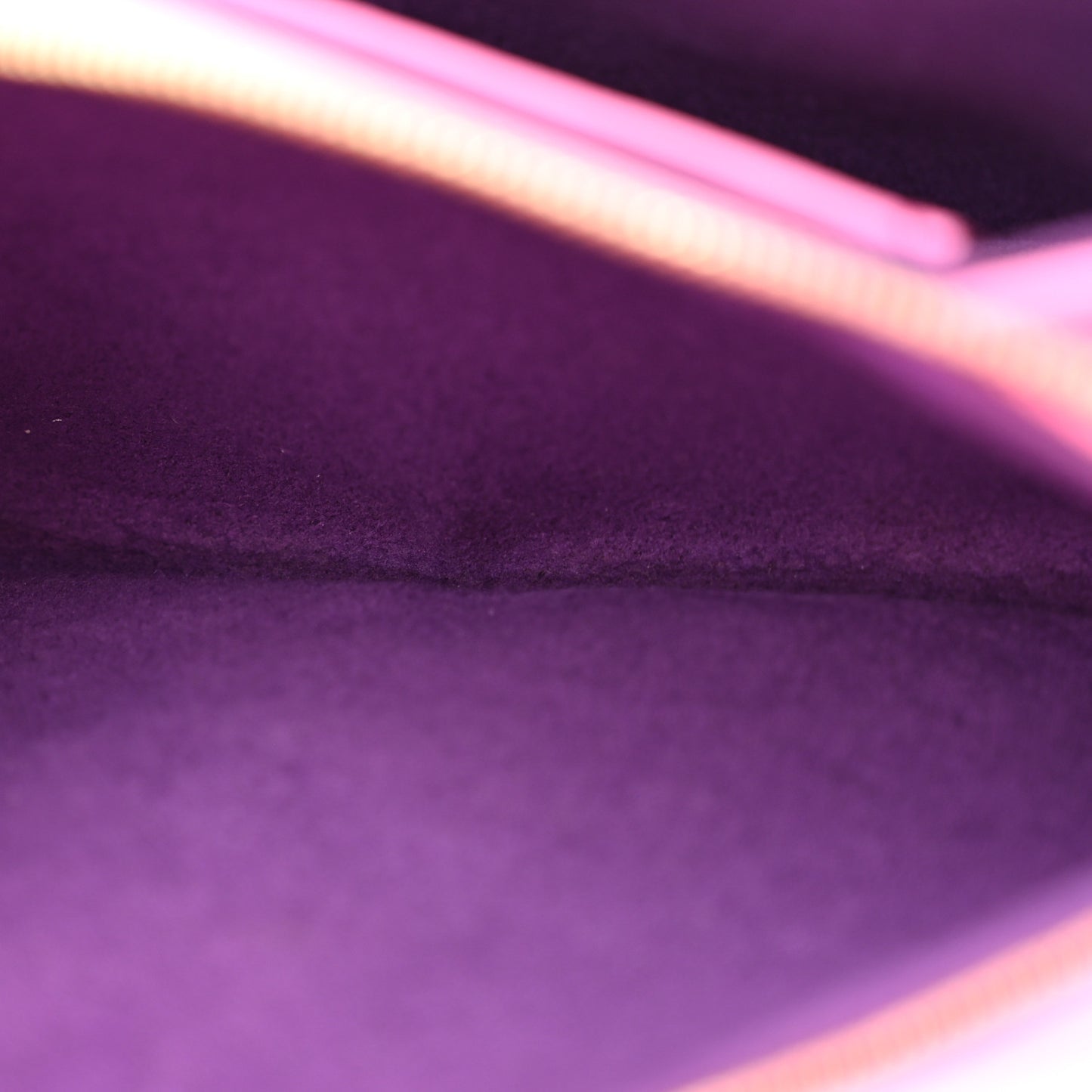 Lambskin Embossed Monogram Vuittamins Pochette Coussin Rose Violet