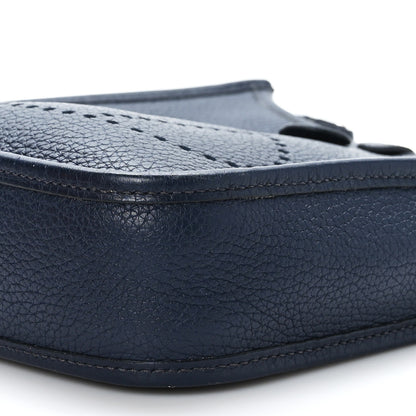 Hermes Taurillon Clemence Amazone Evelyne TPM Bleu Nuit Bleu Indigo 9 of 10