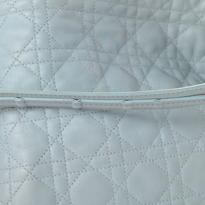 Christian Dior Lambskin Cannage Dior Soft Hobo Light Blue 13 of 15