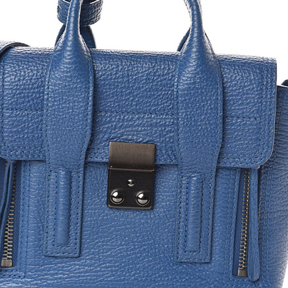 3.1 Phillip Lim 3.1 Textured Calfskin Mini Pashli Satchel Cerulean 6 of 8