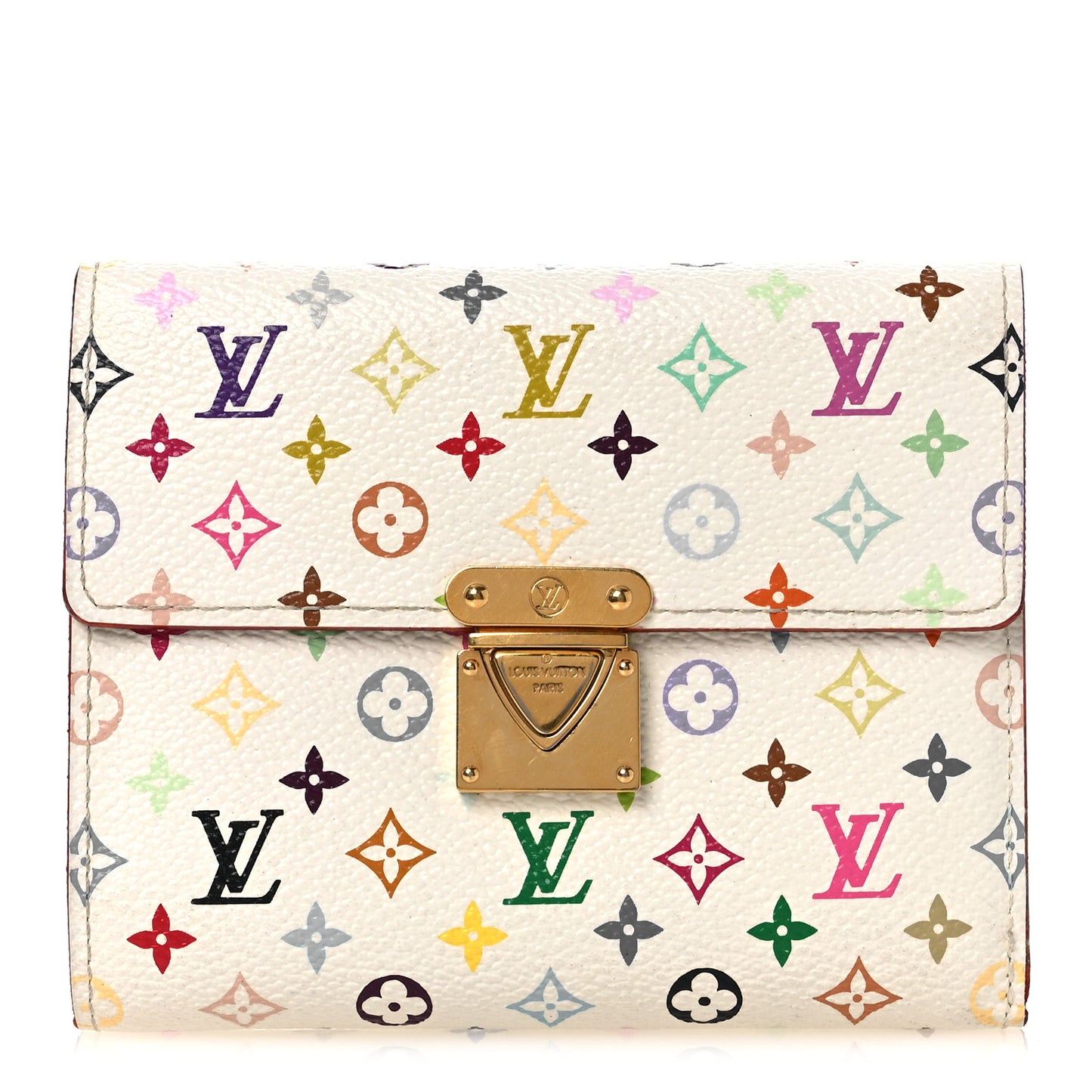 Monogram Multicolor Koala Wallet White