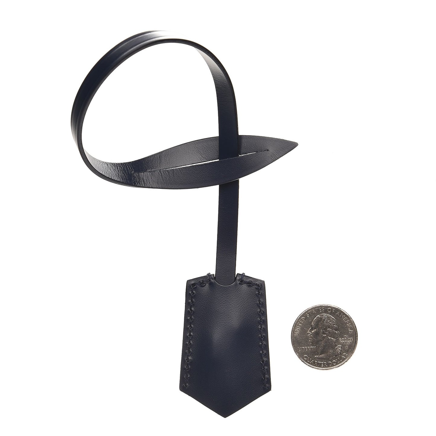 Calfskin Clochette Key Bell Holder Blue