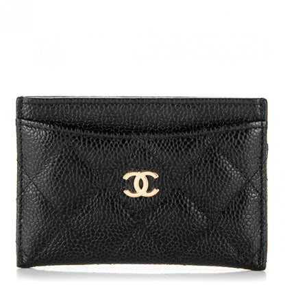 Chanel Caviar Quilted Card Holder Black 1 of 7