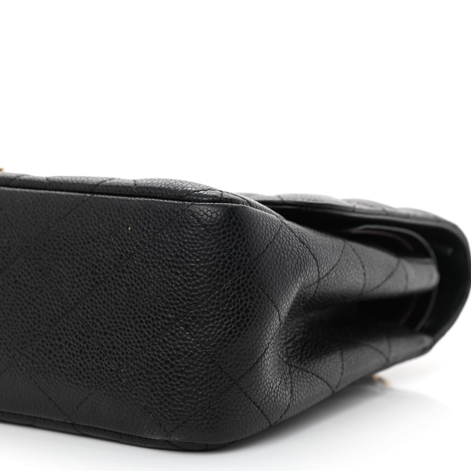Chanel Caviar Quilted Jumbo Double Flap Black 10 of 13