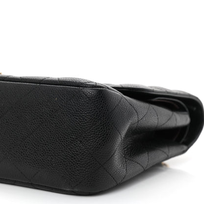 Chanel Caviar Quilted Jumbo Double Flap Black 10 of 13