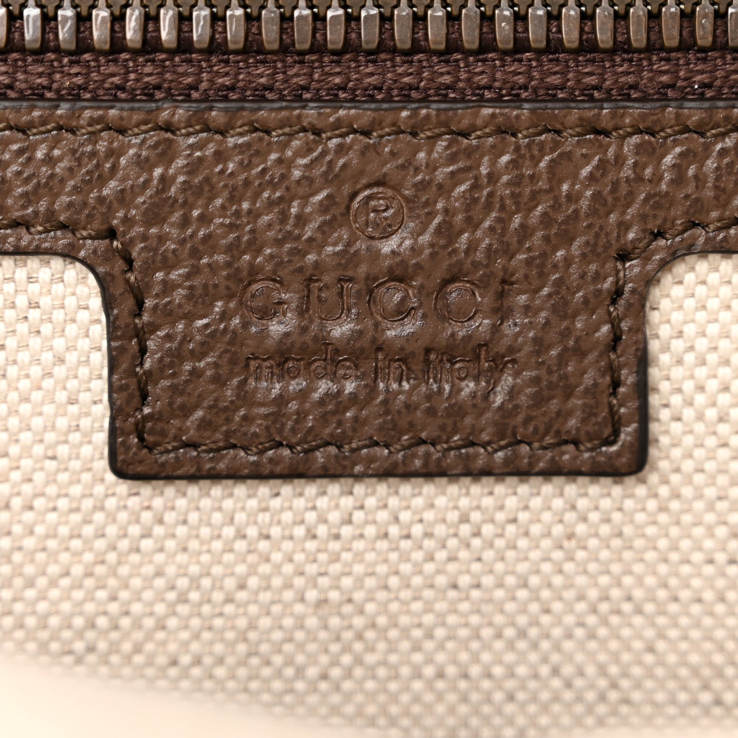 Gucci GG Supreme Monogram Textured Dollar Calfskin Web Small Ophidia Savoy Bowling Tote Beige Ebony New Acero 6 of 13