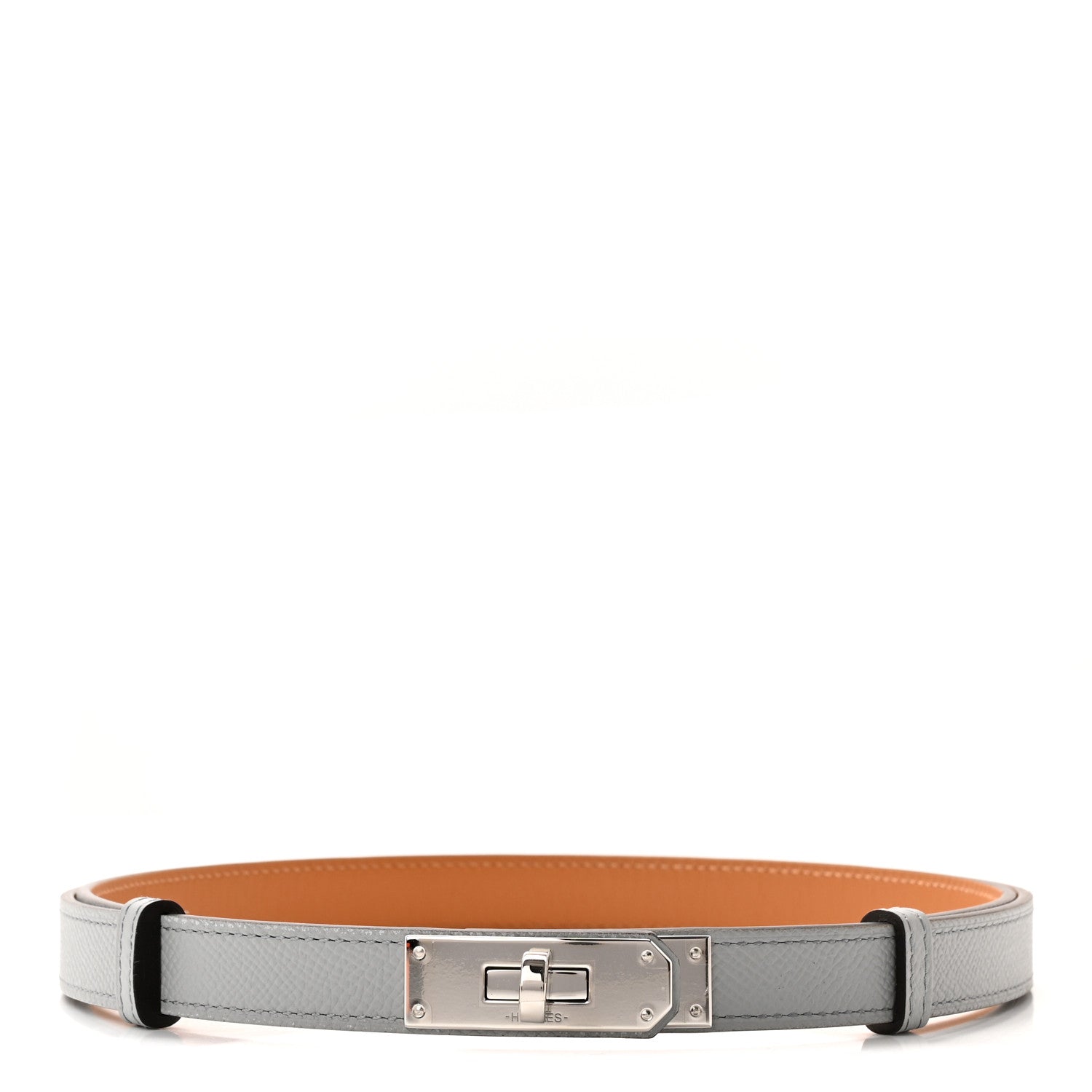 Hermes Epsom Kelly Belt Bleu Glacier 1 of 5