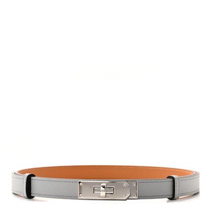 Hermes Epsom Kelly Belt Bleu Glacier 1 of 5