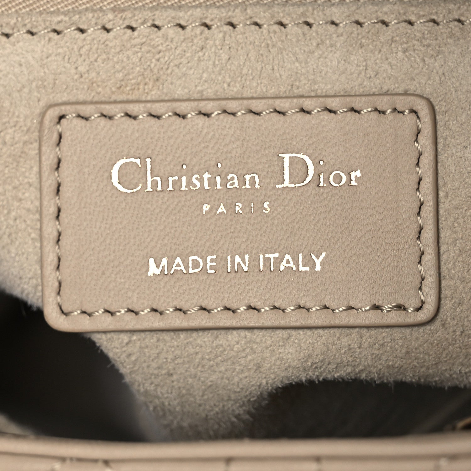 Christian Dior Lambskin Cannage Small My ABCDior Lady Dior Beige 8 of 18