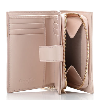 Christian Dior Lambskin Cannage Lady Dior Eden Wallet Light Pink 5 of 9