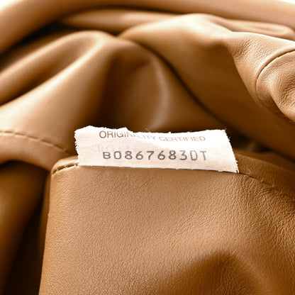Bottega Veneta Smooth Butter Calf The Pouch Oversized Clutch Teak 7 of 10