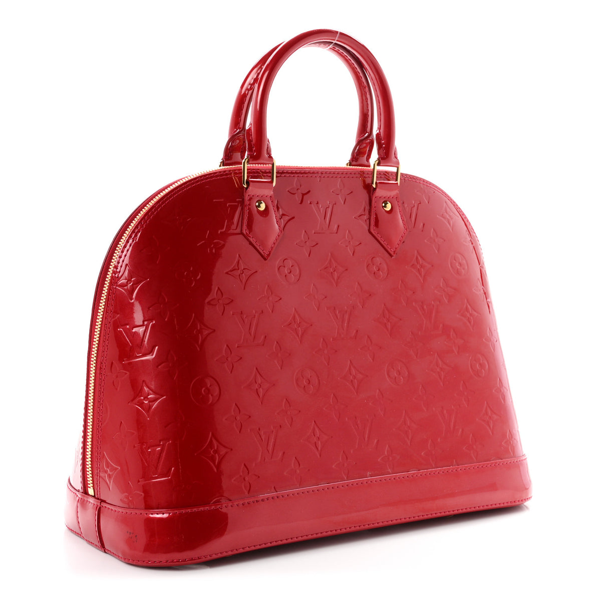 Louis Vuitton Vernis Alma MM Pomme D'Amour 3 of 11