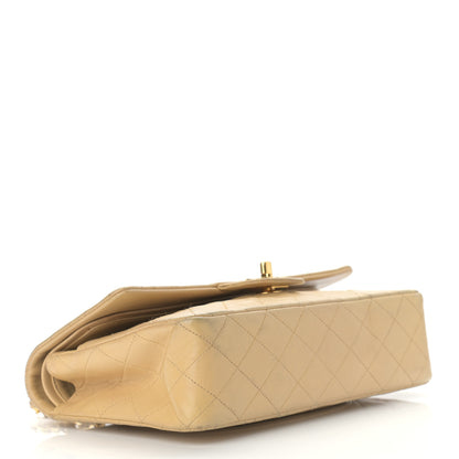 Chanel Lambskin Quilted Medium Double Flap Beige 4 of 14