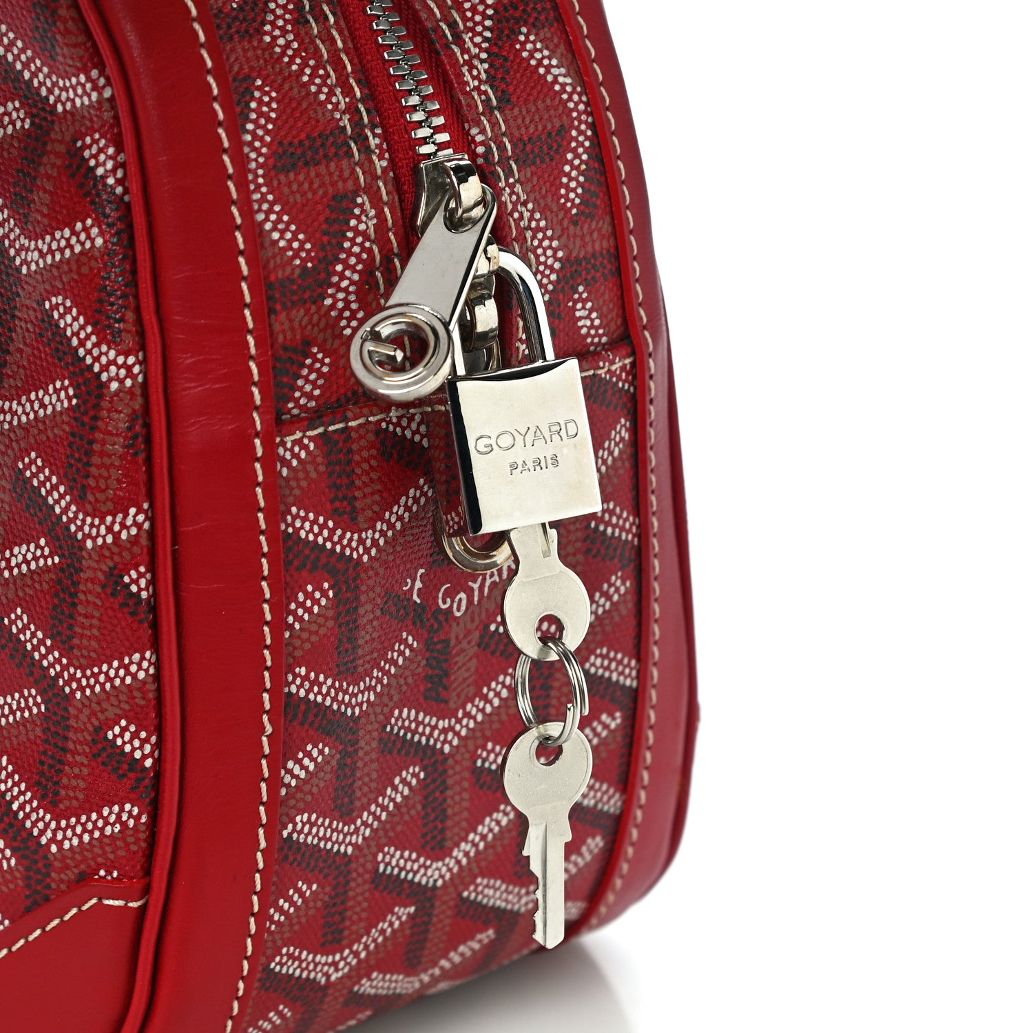 Goyard Saint St. Jeanne MM Red 8 of 10
