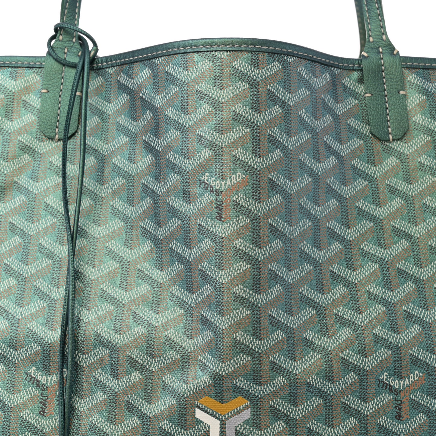 Iridescent Goyardine Saint Louis GM Pearly Green