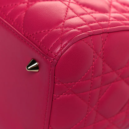Christian Dior Lambskin Cannage Medium Lady Dior Pink 8 of 11