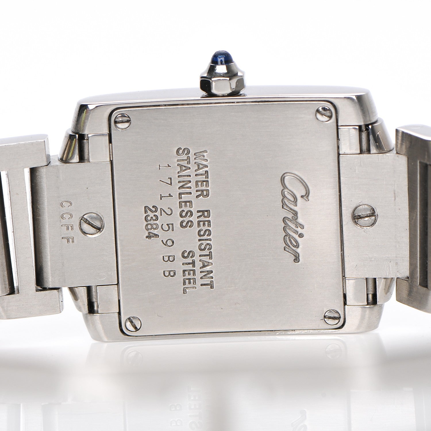 Cartier Stainless Steel 20mm Tank Francaise Quartz Watch 8 of 8