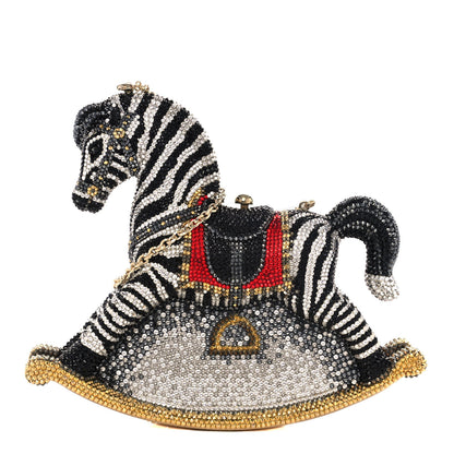 Judith Leiber Crystal Rocking Horse Toby Minaudiere Clutch Multicolor 1 of 13