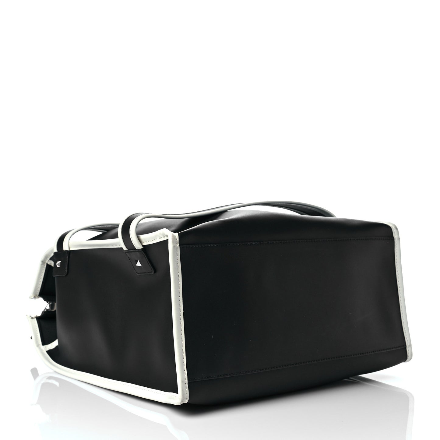Nappa Rockstud Foldable Tote Black