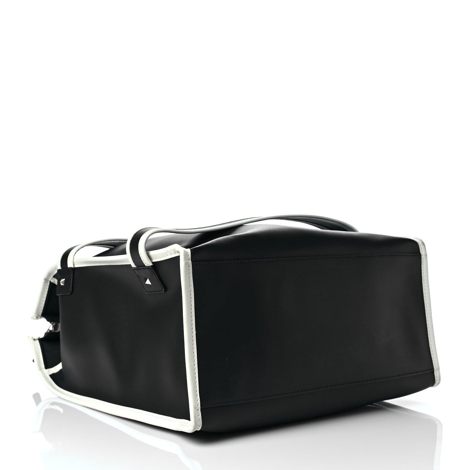 Valentino Garavani Nappa Rockstud Foldable Tote Black 4 of 8