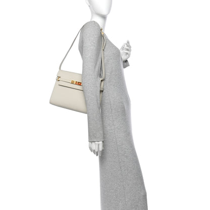 Saint Laurent Smooth Calfskin Manhattan Shoulder Bag Crema Soft 2 of 10