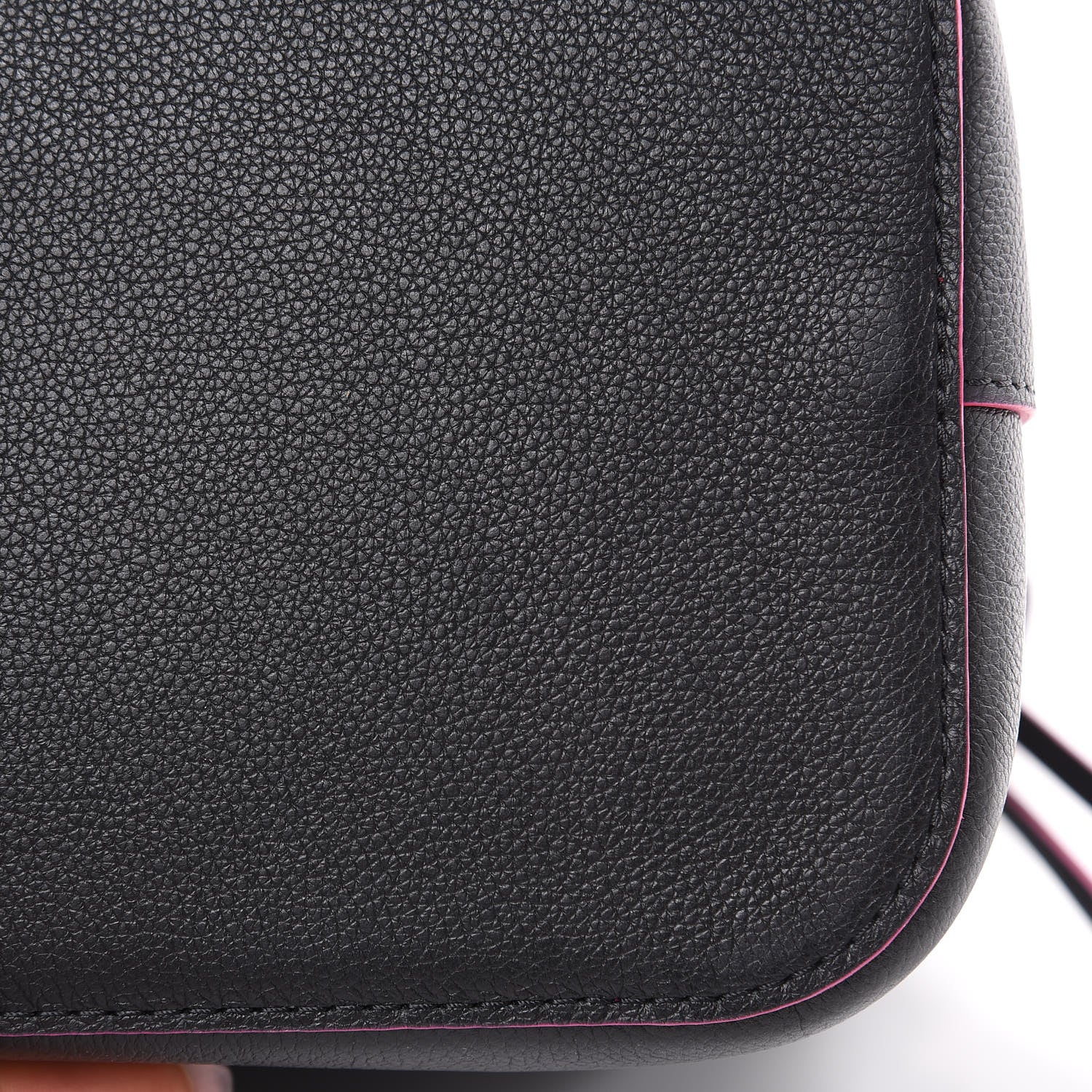 Louis Vuitton Calfskin Lockme Bucket Black 9 of 11