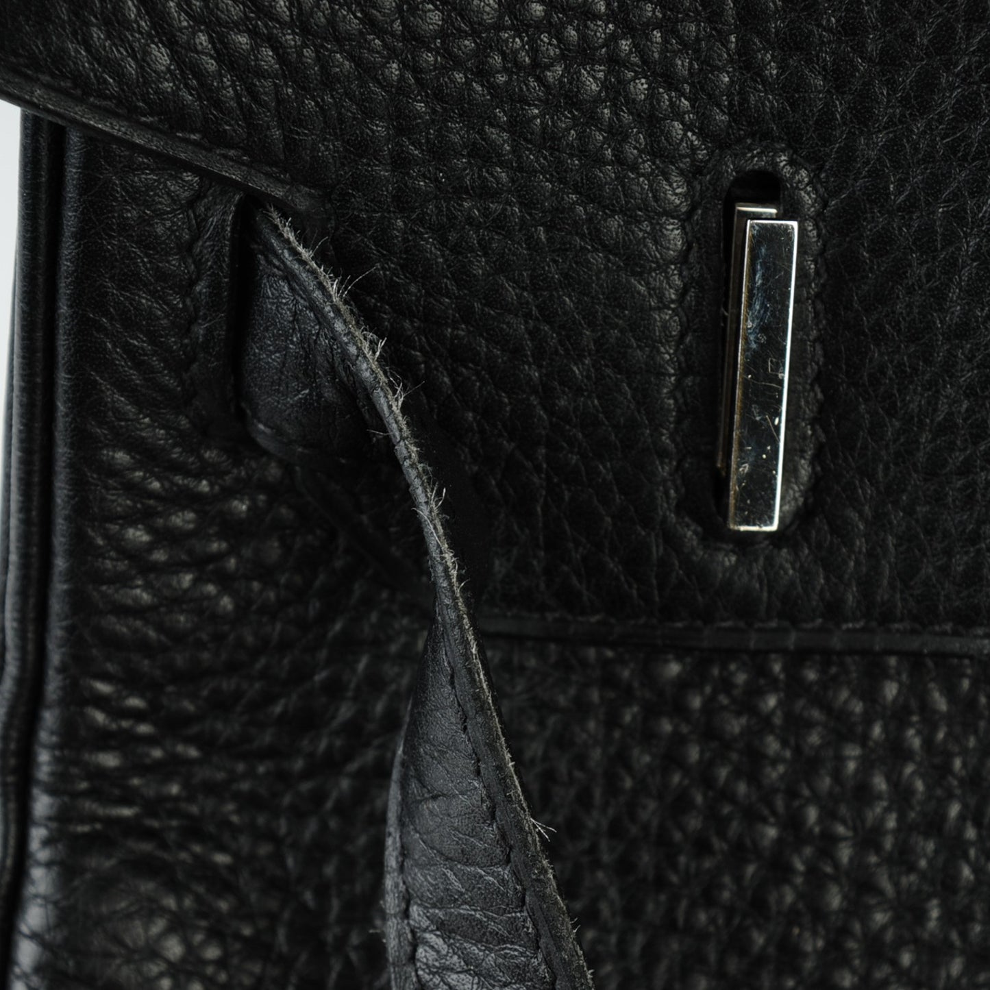 Taurillon Clemence Birkin 30 Black