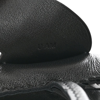 Hermes Milo Lambskin Matte Alligator Touch Grigri Rodeo Pegase Horse Bag Charm GM So Black 4 of 4