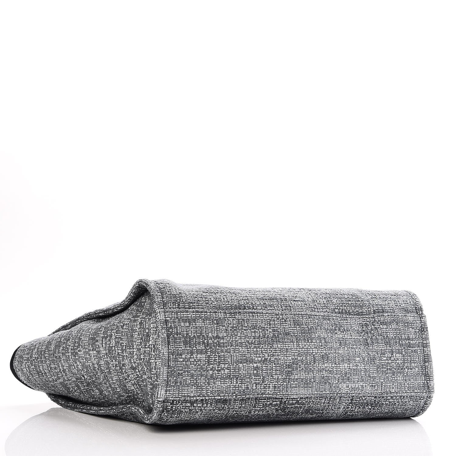 Chanel Canvas Large Deauville Tote Charcoal 4 of 8