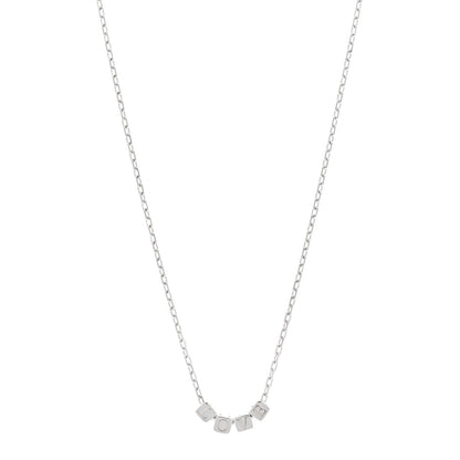 Tiffany Sterling Silver Love Block Pendant Necklace 1 of 4